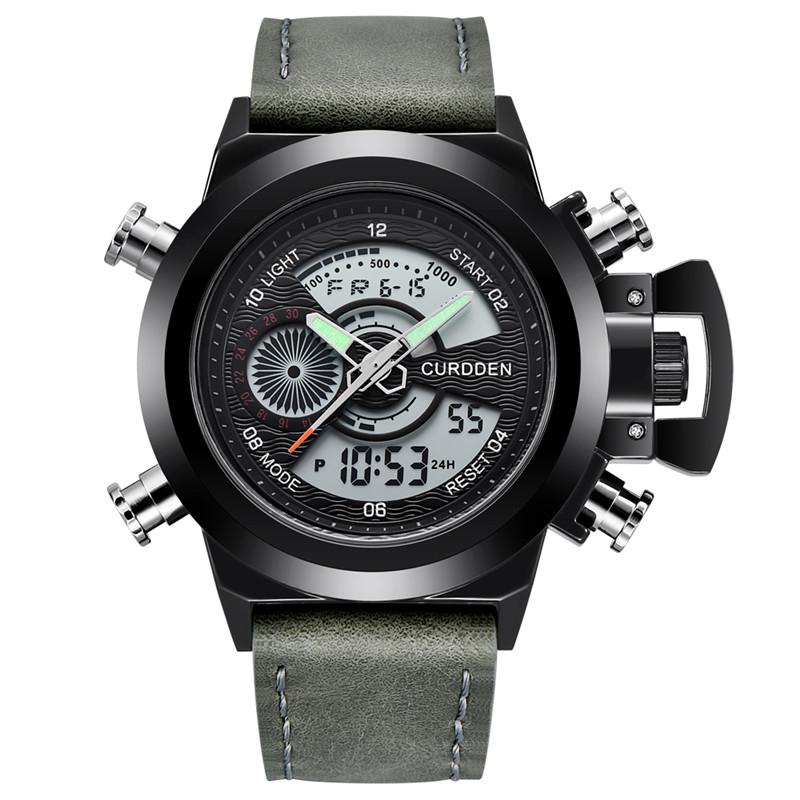 Original Famous Brand Men Watches Boys Fashion Casual Nylon Band Dual Time Multifunction Sports Watch Montre Homme Reloj Hombre