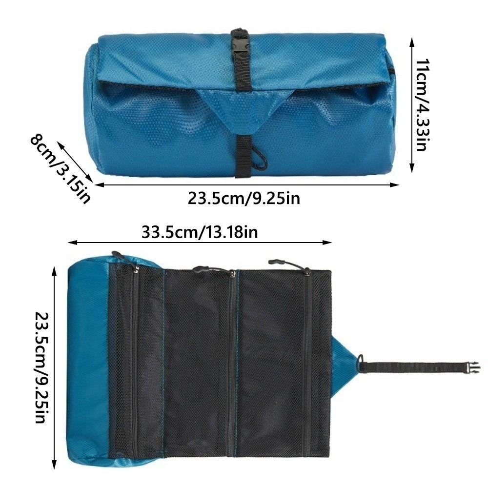 Foldable Portable Toiletry Bag Cosmetic Bag For Men Travel Camping Storage Business Trip Washing Bag Foldable Toiletries Suit