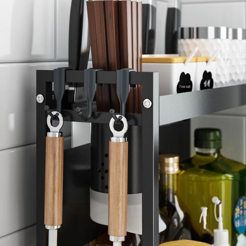 Stainless Steel 3-Tier Kitchen Countertop Seasoning Rack