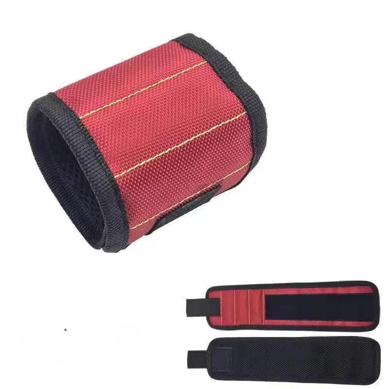 Magnetic Wristband for Holding Screws,Nails,Drilling Bits,Wrist Tool Holder Belts with Strong Magnets,five Rows of Ten Magnets