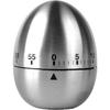 Jayron JR-WG015 Egg Kitchen Timer Stainless Steel Mechanical Rotating Alarm 60 Minutes Count Down Timer for Cooking Learning