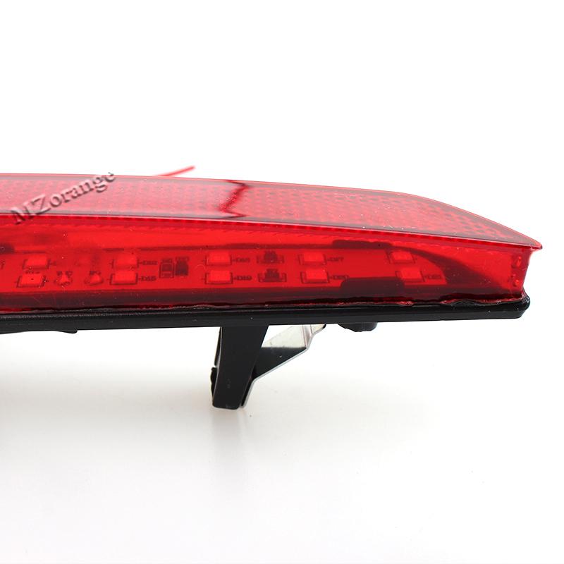 LED Rear Bumper Reflector Light For Honda JAZZ Fit 2010-2013 CRZ CRV Acura TSX Tail Fog Brake Lamp Car Accessories