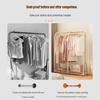 Dustproof & Waterproof Transparent Clothing Cover for Floor-Standing Clothes Rack and Wardrobe