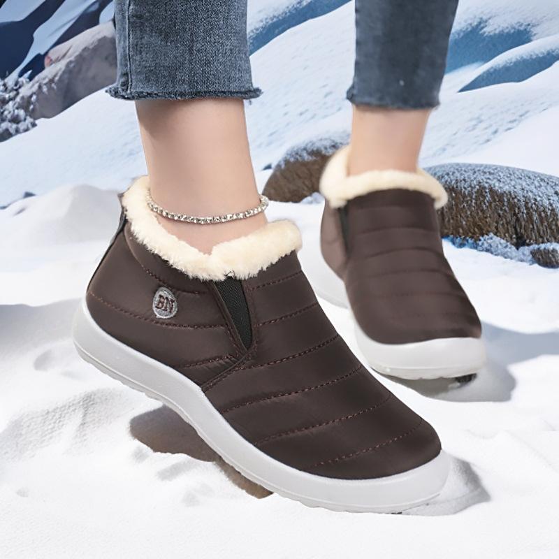 

Хлопковая обувь новые женские ботинки большой размер морозостойкие сноубутсы на толстой подошве женские теплые удобные хлопковые ботинки с мягкой подошвой 46
