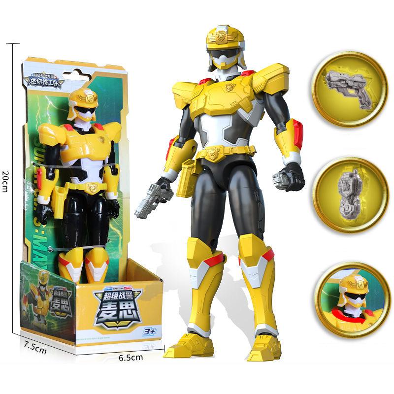 Mini Force Strongest Police Transformation Toys with Weapon Action Figures MiniForce X Simulation Animal Mini Agent Toy