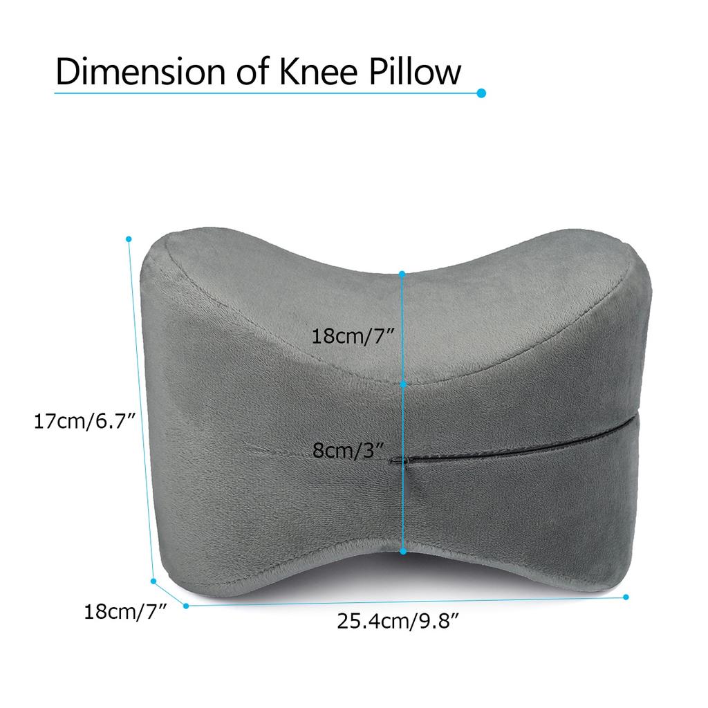 Buy ESSORT Contour Knee Pillow for Side Sleepers Orthopedic Memory Foam