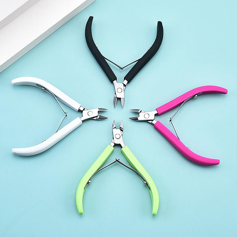 Professional Fingernail Toenail Cuticle Nipper Trimming Stainless Steel Nail Clipper Cutter Cuticle Scissor Plier Manicure Tool