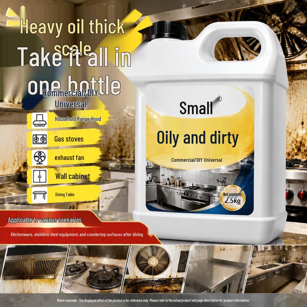 Concentrated Degreaser: Dissolves Old Oil Stains in Kitchens & Bathrooms