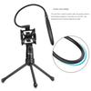 Universal Microphone Stand Foldable Desktop Tripod Mic Stand with Shock Mount Portable Gooseneck Microphone Holder Bracket New