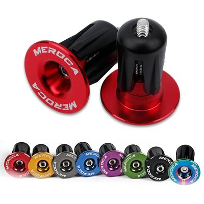 1 Paar Mountain Road Bike Lenkerendstopfen Farbe Aluminiumlegierung Lenkerende BMX MTB Fahrrad Griffabdeckung Fahrradzubehör