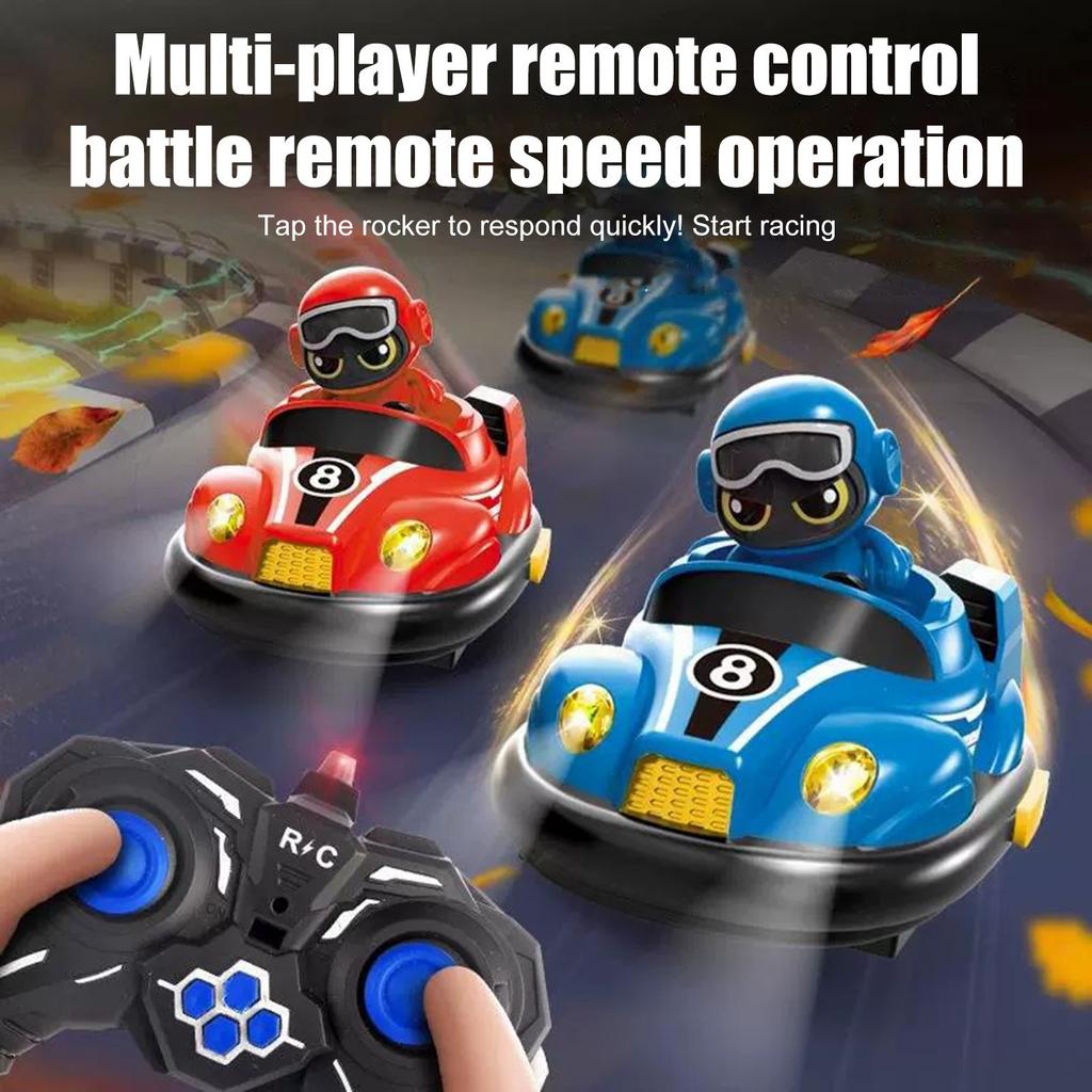 New Two-person Remote Control Bumper Car Drifting Race Car Collision Ejection Kart Toy Parent-child Interaction