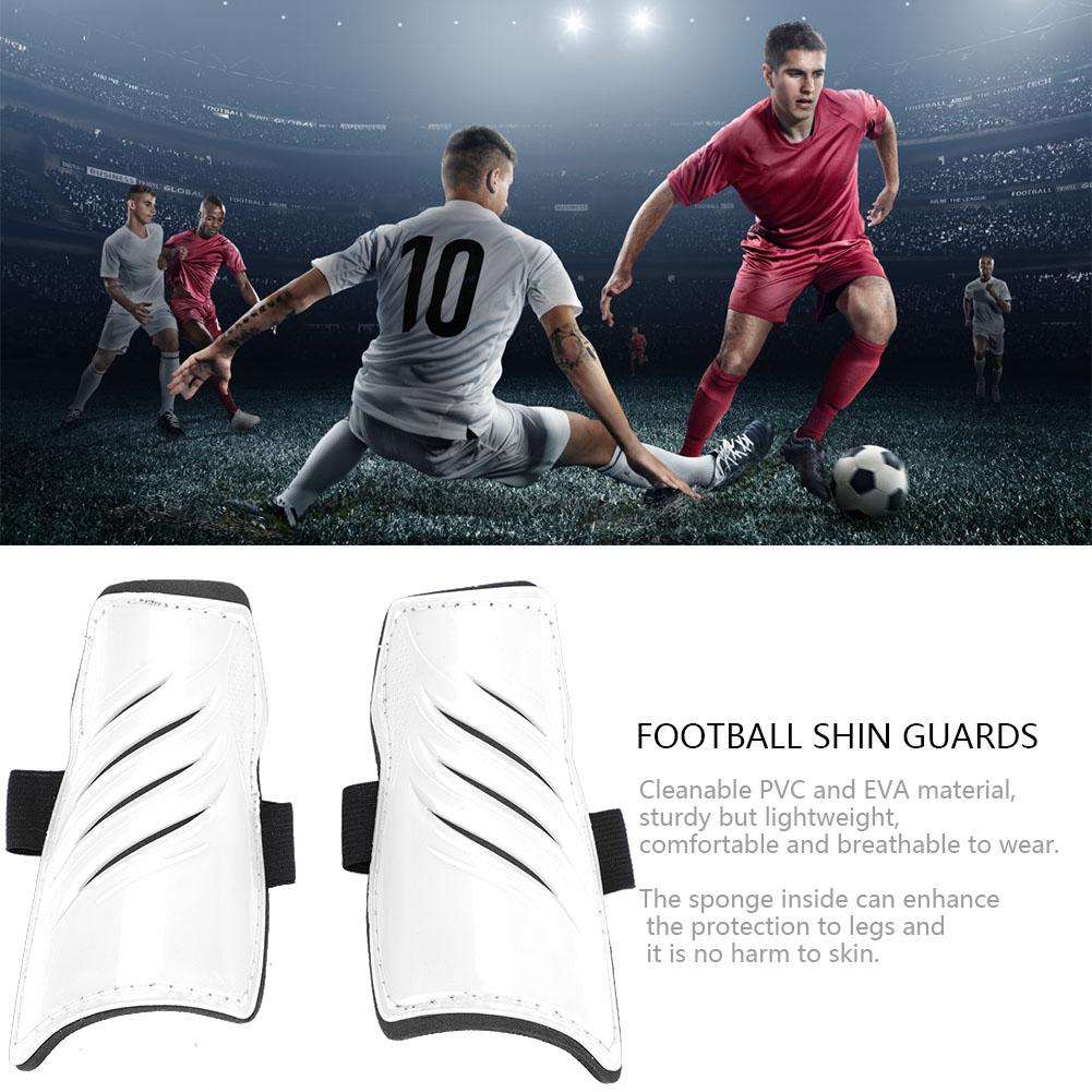 1 Pair Child Foot Sports Shinguards Kids Soccer Shin Guards Legs Protector Red