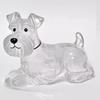 Cartoon Dog Shape Dog Hair Storage Box Hair Grooming Transparent Pet Hair Keychain Diy Handmade Acrylic Puppy Pendants Backpack