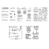 Klarer Silikonstempel mit deutschen Sprüchen und Blumenmuster für Kartenherstellung Journal Fotoalbum Scrapbooking Stempel