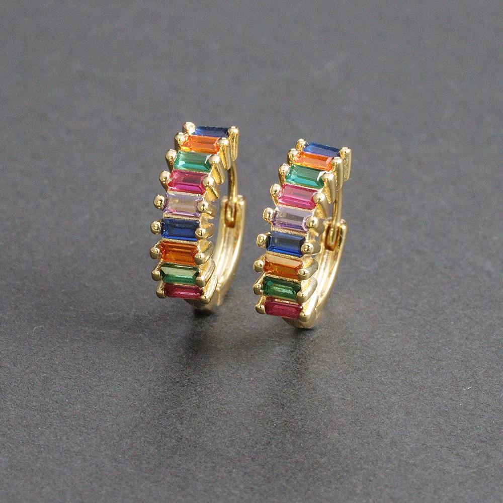 Módní nerezové ocelové zirkonové řetízkové kruhové náušnice pro ženy, piercing do srdce Helix Tragus, svatební šperky