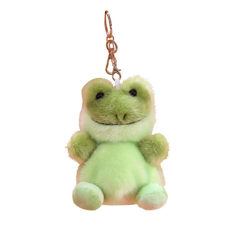Plush Bear Keychain Animal Toy Soft Polyester Hanging Decor For Kids