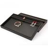 Digu PU Leather Jewelry Display Tray for Rings and Bracelets