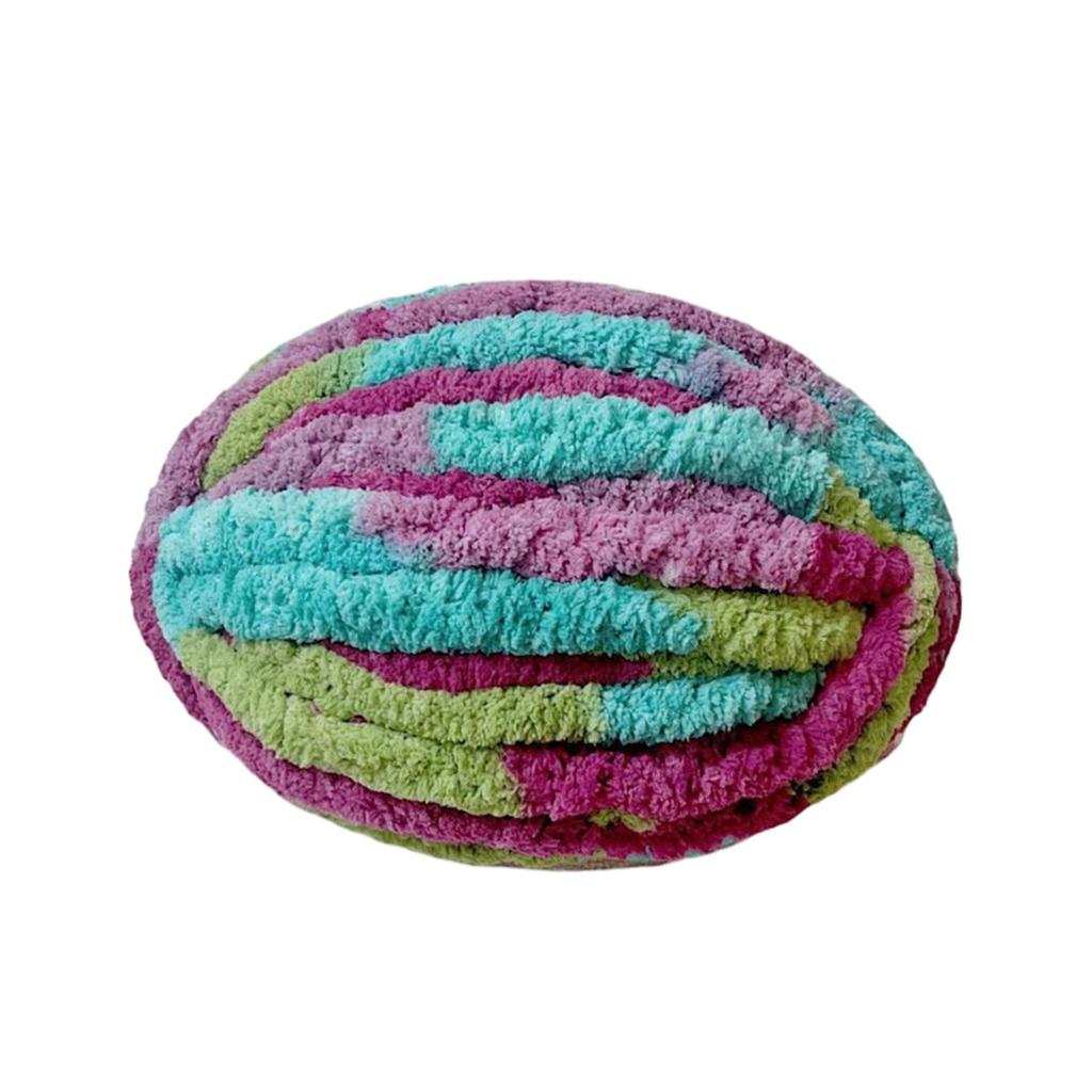 Thick Chunky Yarn Bulky Yarn Comfortable Knit Yarn Polyester Yarn for Knitted Blanket Mat Weaving Scarf DIY Craft Cushion