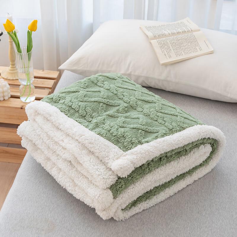 OEING Thick Lamb Fleece Throw Blanket