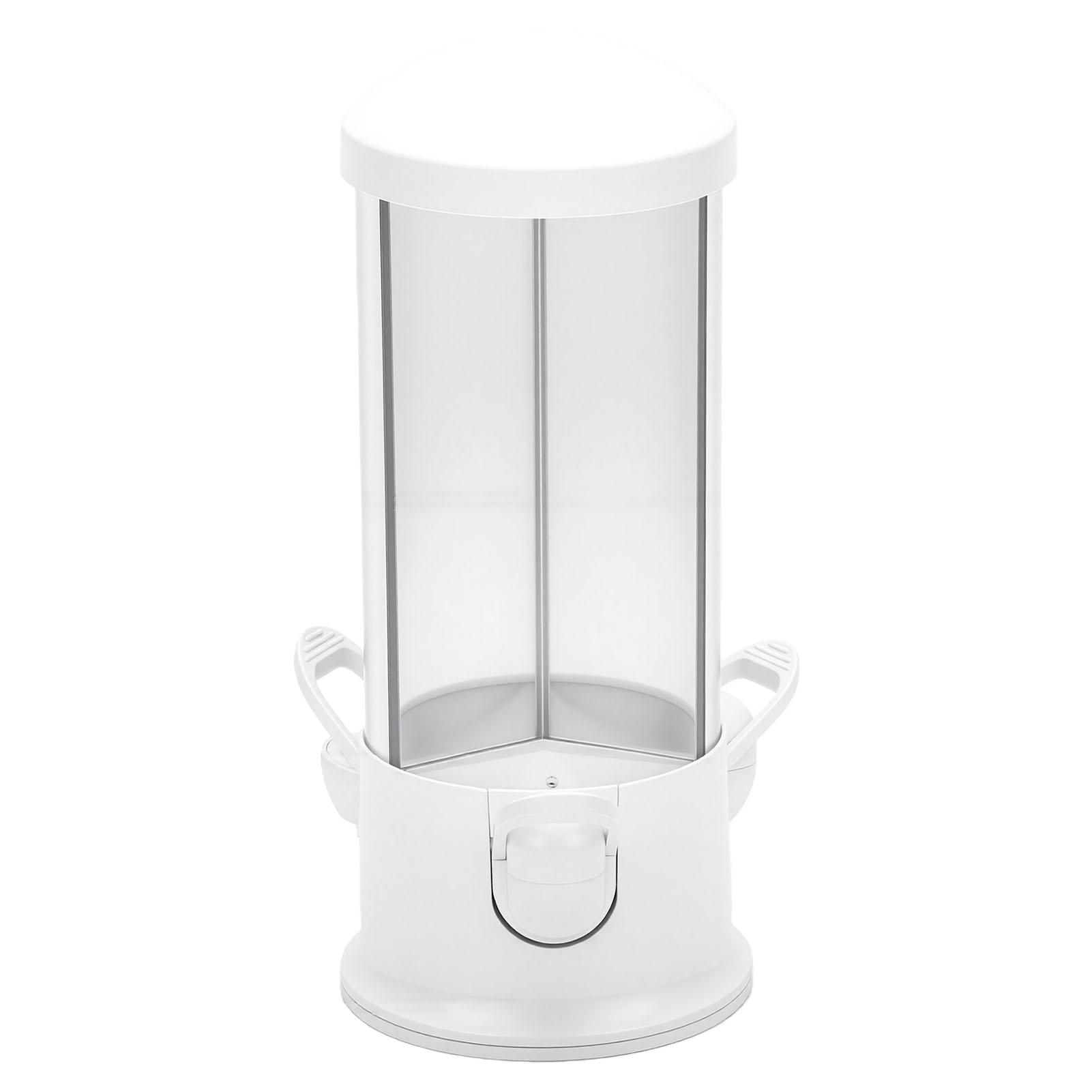 

Candy Nut Dispenser White Versatile Large Capacity Fun 3 Compartment Candy Machine for Home Party