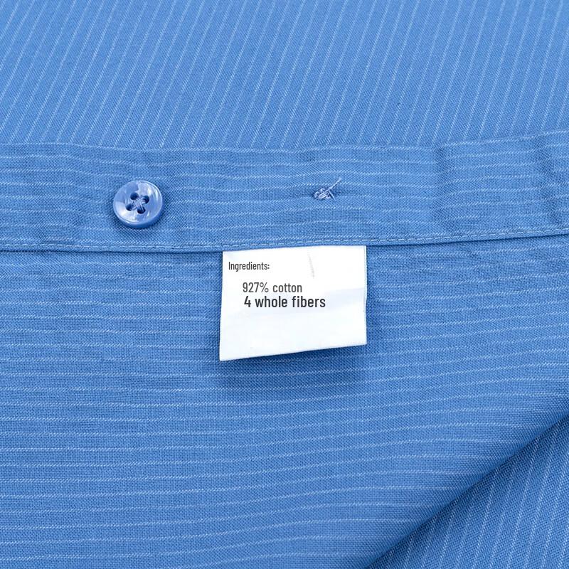 FIRS Men's Long-Sleeve Striped Business Casual Shirt