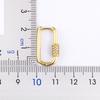 Nidin Trendy Minimalist U Shaped Geometric Ear Hoop Piercing Earrings for Women Gold Silver Color Zircon Wedding Jewelry Gift