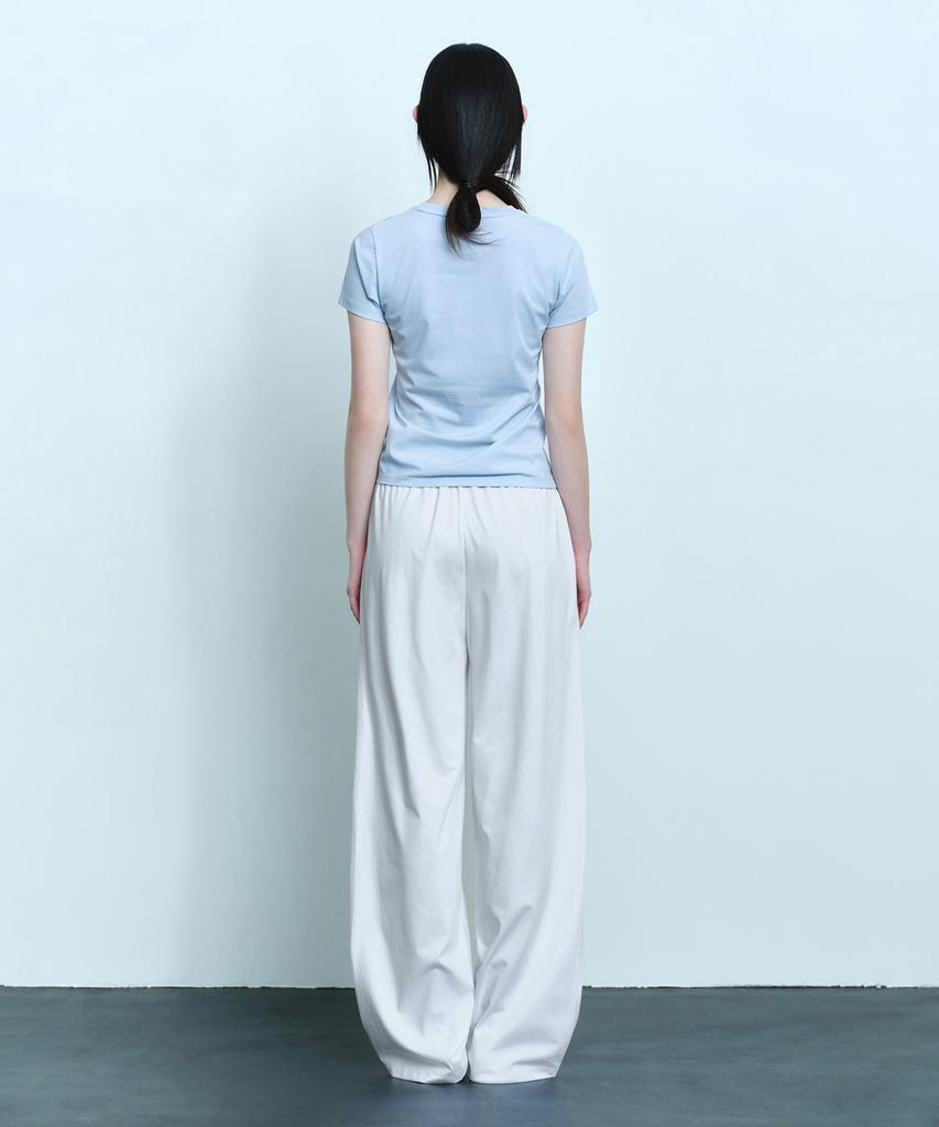MUSINSA STANDARD WOMAN [Uv Protection] Women'S Cooling Jersey Wide Pants [White]