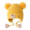 Warm Material Baby Hat Cute Design Ear Protection Hat Children's Woolen Hat  Autumn Season