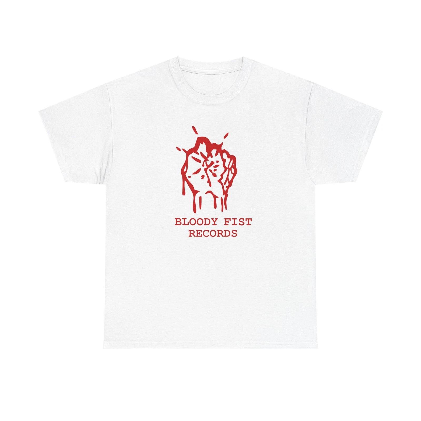 

Bloody Fist Records - Alt. Красная футболка с логотипом, Австралия, Носовое кровотечение L