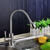 TLXT Stainless Steel Single Cold Wall-Mounted Kitchen Faucet