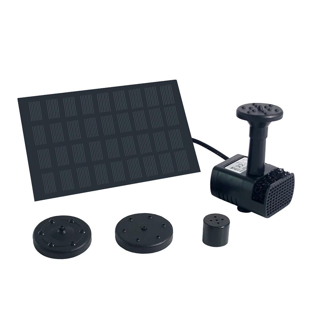 Outdoor Solar Powered Bird Bath Water For Pool Garden Aquarium