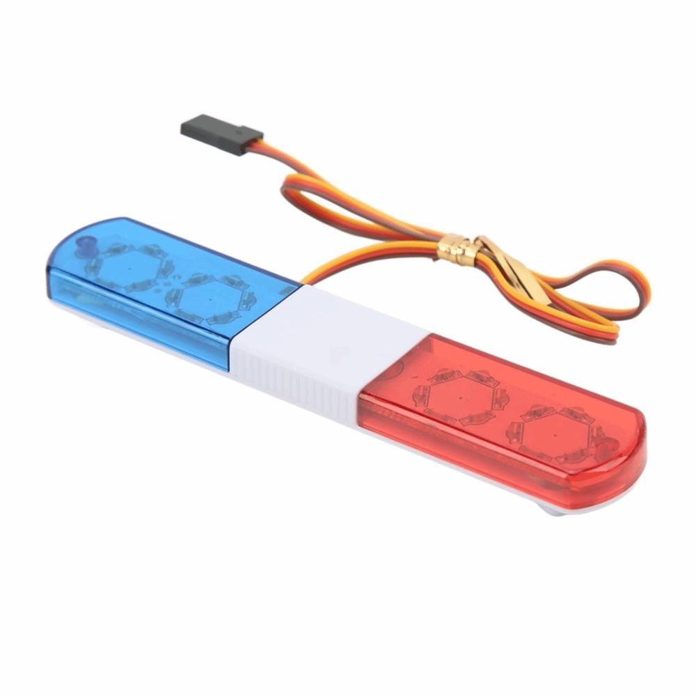 Nine Flashing Modes Alarming Light 115mm Light Bar Lamp Durable RC Alarming Light  RC Car
