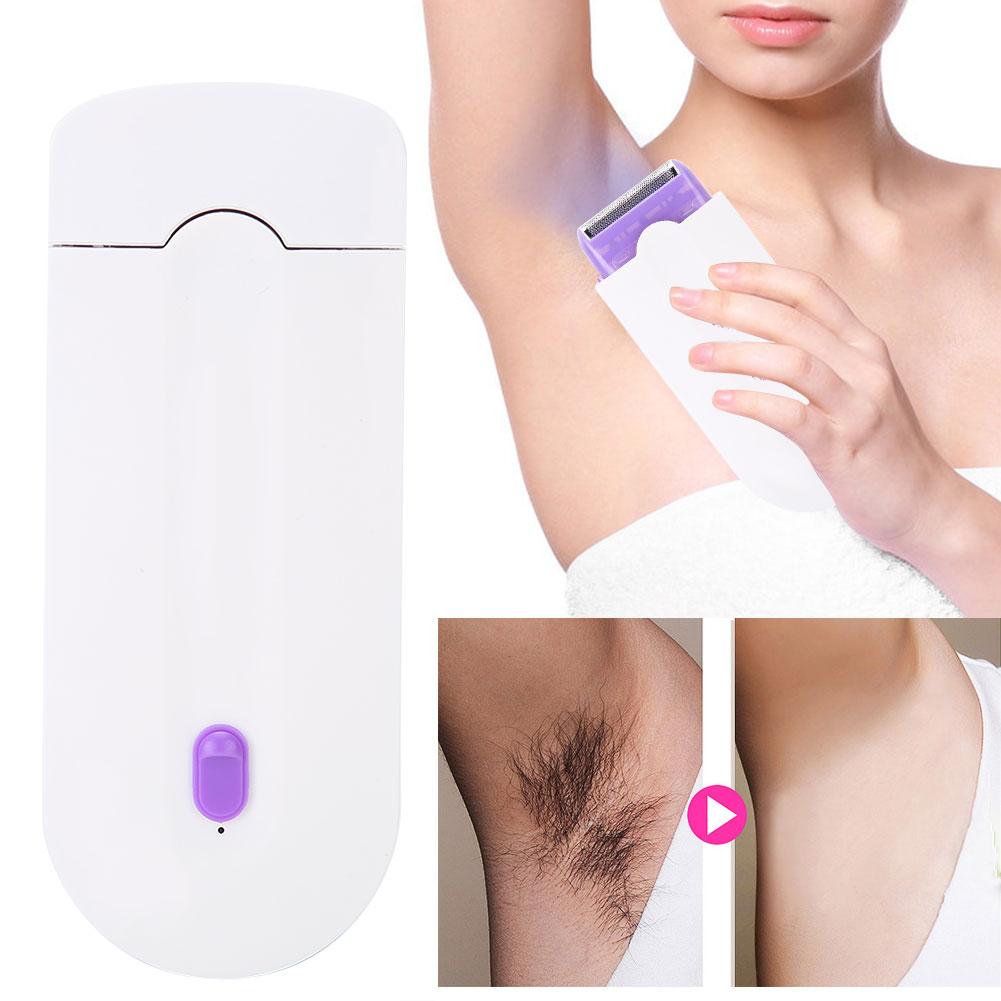 Blue Light Hair Removal Machine USB Charging Plug In Dual Use Women Hair Removal Tools