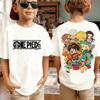 One Piece Anime T-Shirt für Herren mit Aufdruck von Roronoa Zoro, Jungen, Kindern, Harajuku, Kurzarm, Luffy-T-Shirt, Bekleidung