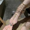 2 Pcs Tassel Anklet with Pendant Light Luxury Instep Chain Adjustable Foot Chain  Friends