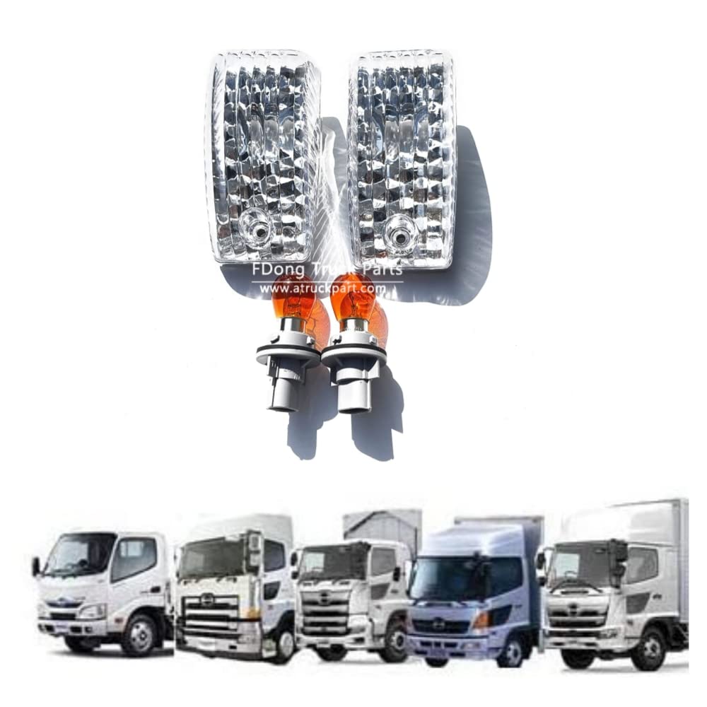 

Hino NEW Profia/Ranger Pro Door Side Marker Lamps and Turn Signal Lamps (Left and Right) - Light Regulation Compliant, Decorative Truck