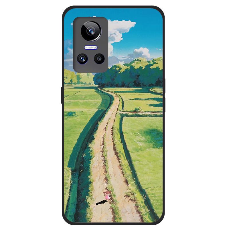 For Realme GT Neo 2 5G Case TPU Silicone Soft Cartoon Clear Case for Realme GT Neo 2 3 Neo3 Phone Cover Neo2T Transparent Coque