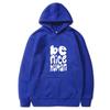 Autumn Winter 2023 Anime 'Be Nice Human' Plus Size Cartoon Pullover Hoodie