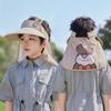 Childrens Summer Sun Hat With Wide Brim And Cartoon Animal Design For Outdoor Protection