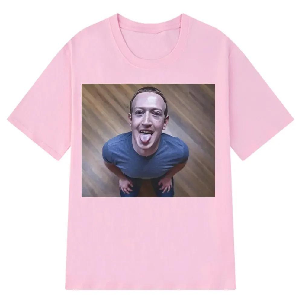 Plus Size Funny Brain Rotting Expression Tshirt Mark Zuckerberg Good Joke Tshirt for Women Shortsleeve Tshirt Funny Tee Tops XL