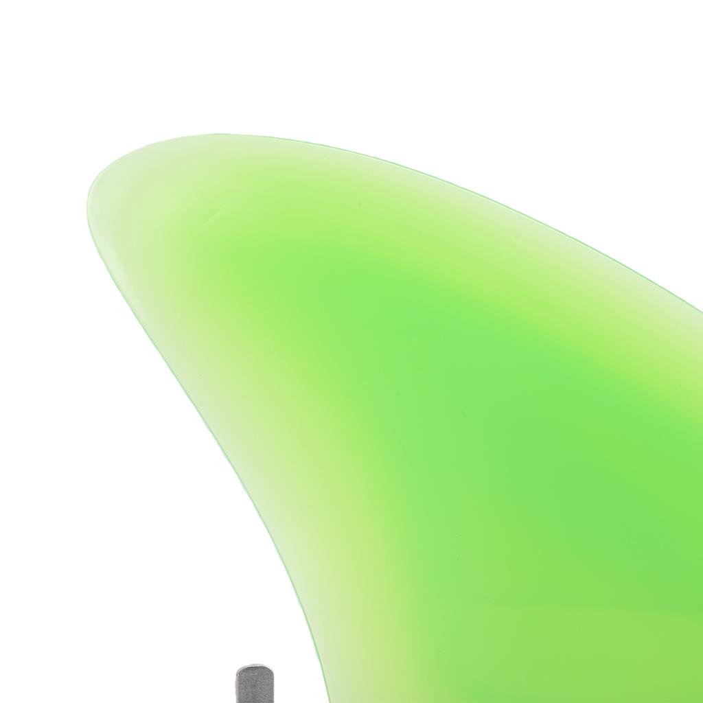 4.6 Inch Surfboard Fin Flexible Bendable TPU Paddleboard Fin Tail Rudder Screw Locking Structure Green