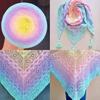300g/pcs Colorful Pure Cotton Cake Gradient Cotton Rainbow DIY Scarf Shawl Skirt Wool Yarn Crochet