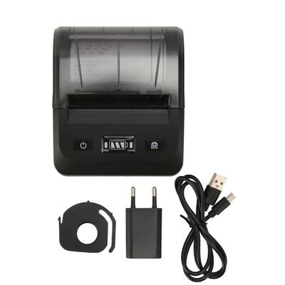 80mm Thermal Printer BT4.2 Connection 50 To 80mms 203DPI ESC POS Compatible Type C Shipping Label