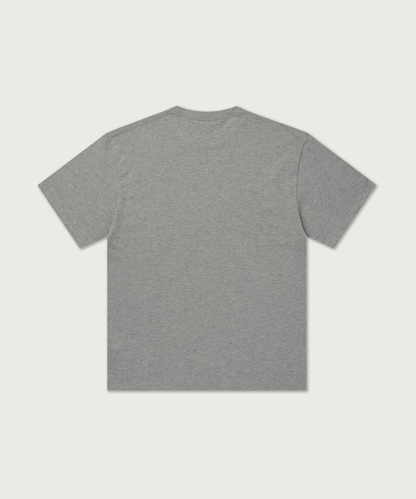 CHAMPION Slub Jog Tag Short Sleeve T-Shirt Grey