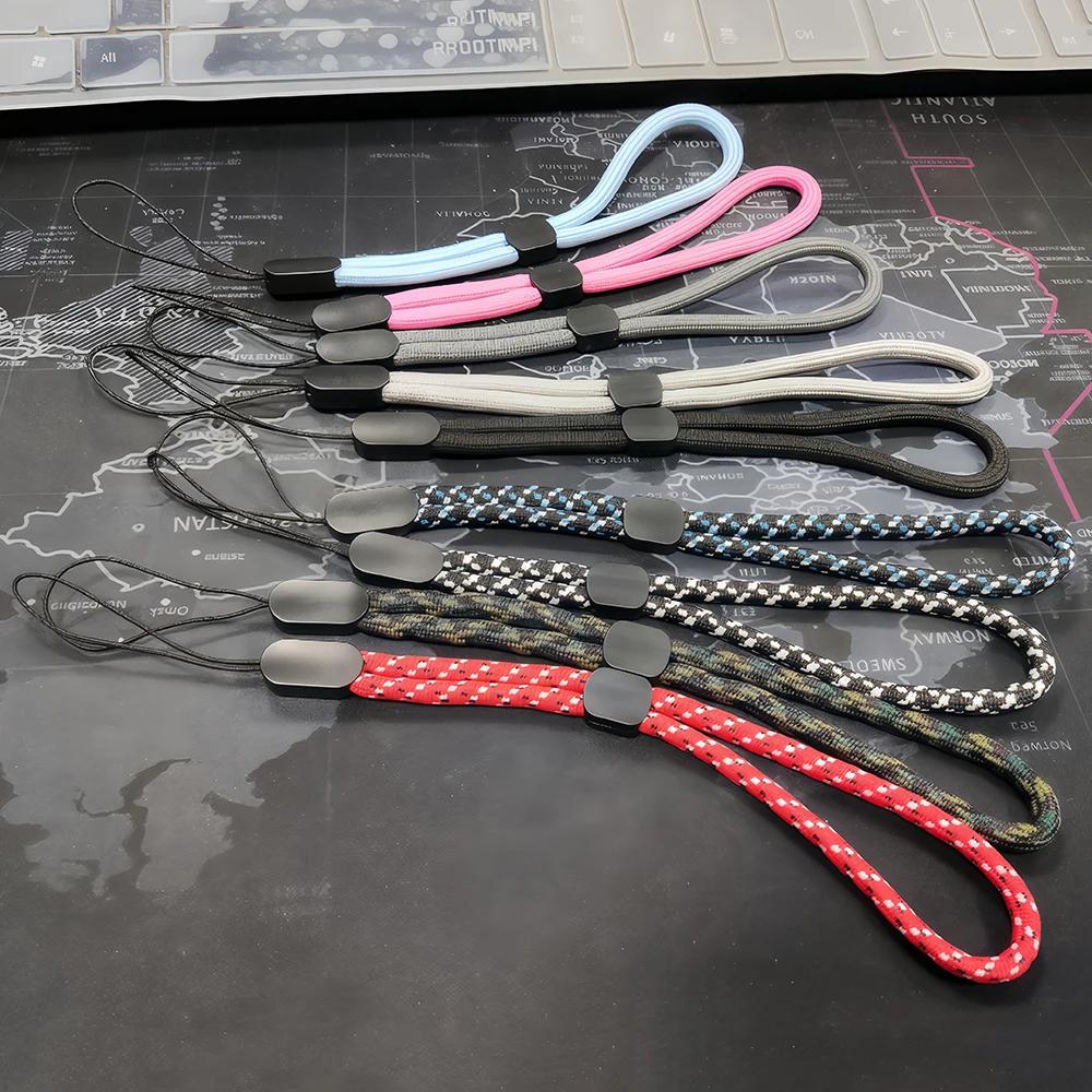 5PCS 12-45cm Mobile Phone Case Strap USB Key Short Lanyard Adjustable Hand Straps Anti-lost Wrist Rope for Keychain Phone Camera