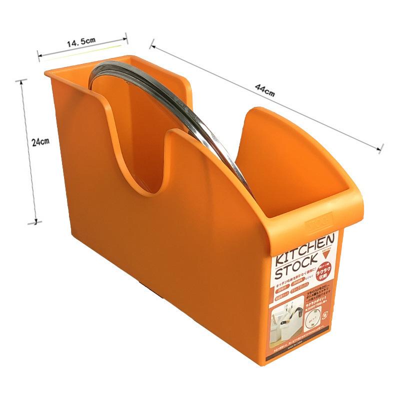 Kitchen Closet Organizer Storage Box Cabinet Pot Cover Shelving Home Pulley Storage Rack Storage Box Kitchen Cabinet Artifact