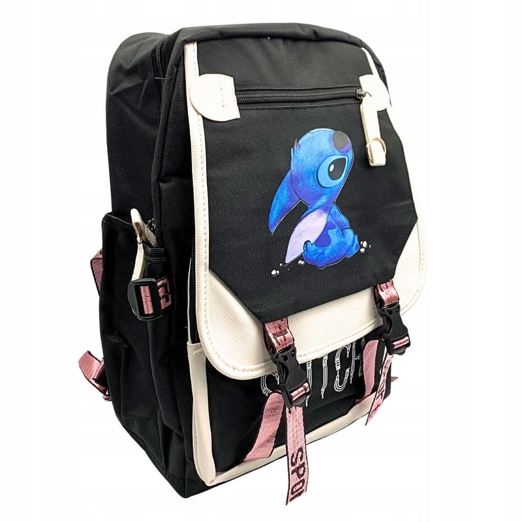 Lilo och Stitch Ryggsäck För Skola, Skola, Stad, Resor, Rymlig