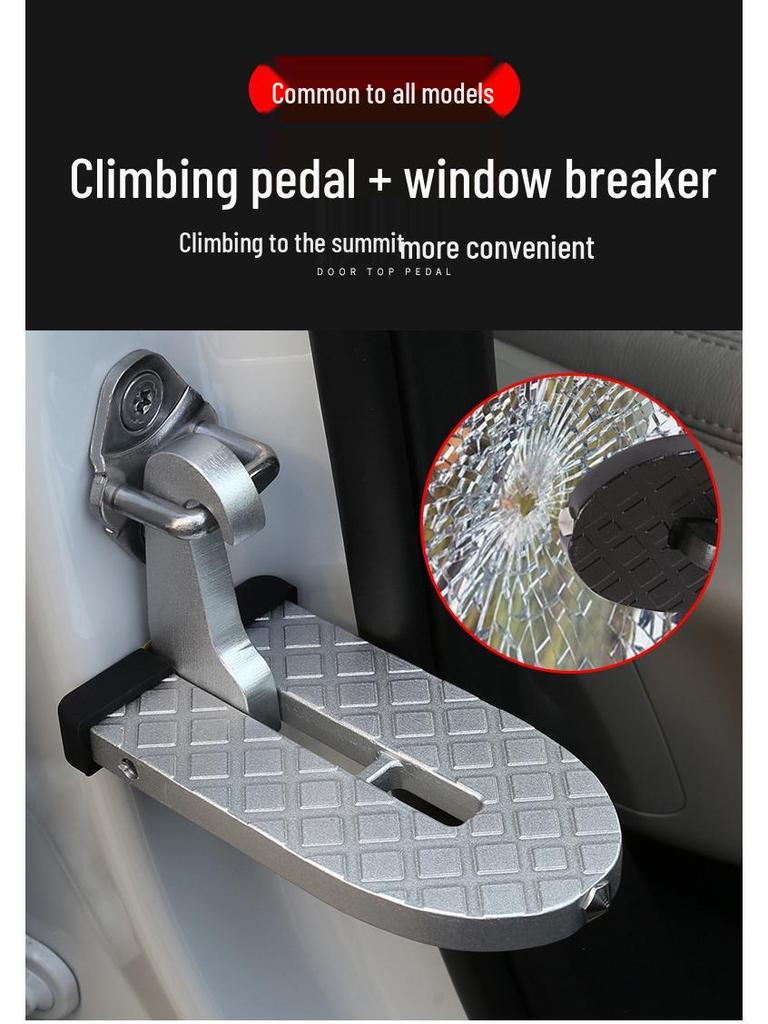 Car Roof Assist Step: SUV Door Foot Pedal Hook