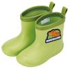 Skater Rain Boots Shoes 16cm Boots for Children with Patch Dinosaur Ribtw16-a