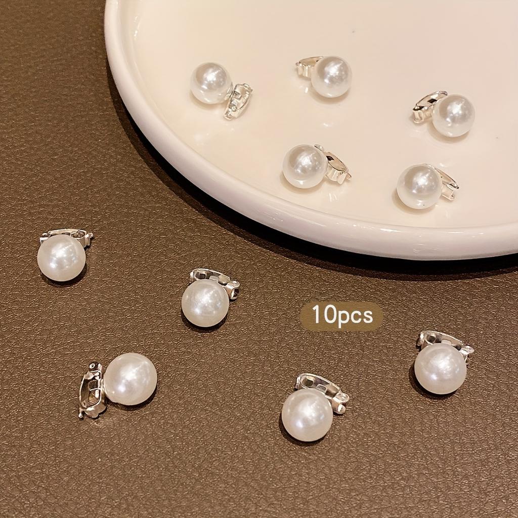 Sweet Pearl Like Hair Clips Suitable for Everyday Use